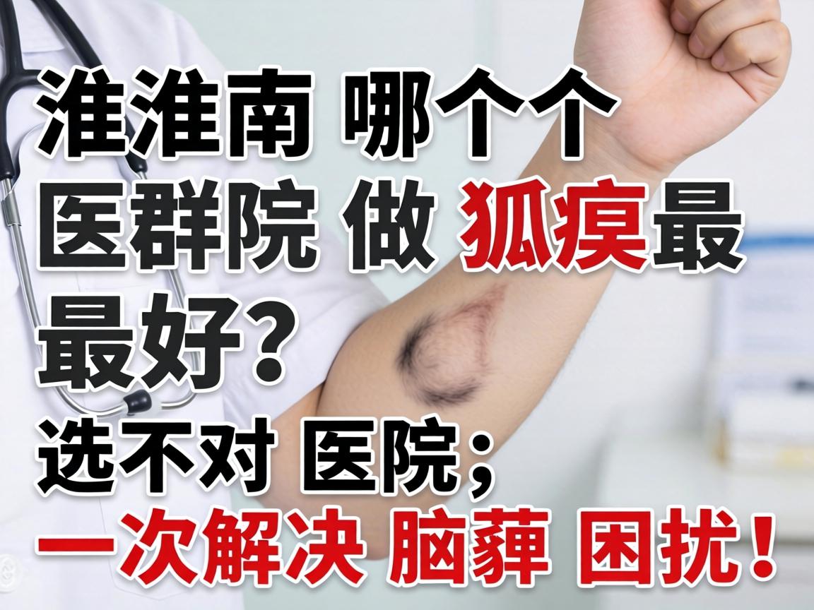 淮南哪个医院做狐臭最好？选对医院，一次解决腋臭困扰！