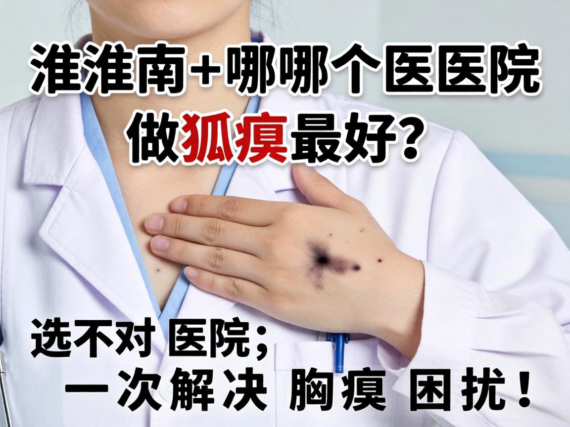 淮南哪个医院做狐臭最好？选对医院，一次解决腋臭困扰！