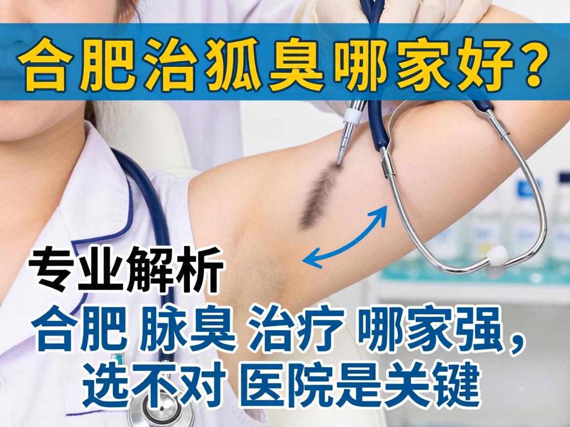 合肥治狐臭哪家好？专业解析合肥腋臭治疗哪家强，选对医院是关键