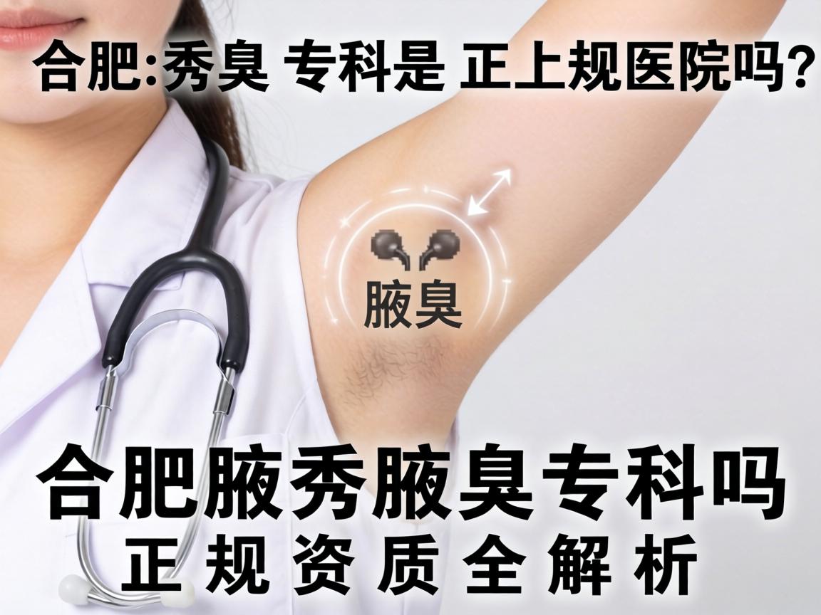 合肥腋秀腋臭专科是正规医院吗？合肥腋秀腋臭专科正规资质全解析