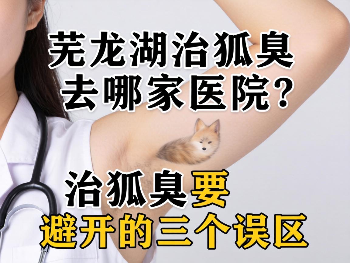 芜湖治狐臭去哪家医院？治狐臭要避开的三个误区