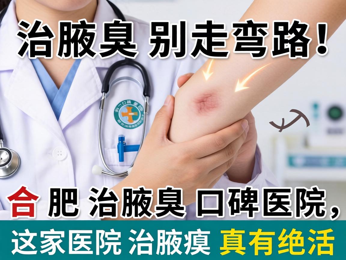 治腋臭别走弯路！合肥治腋臭口碑医院，这家医院治腋臭真有绝活
