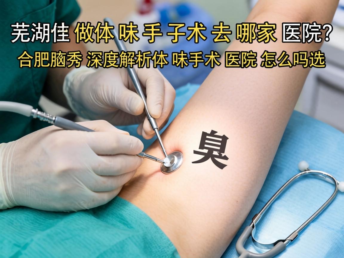 芜湖做体味手术去哪家医院？合肥腋秀深度解析体味手术医院怎么选