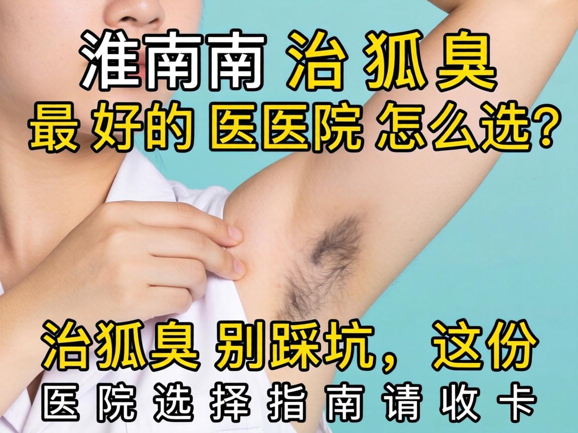 淮南治狐臭最好的医院怎么选？治狐臭别踩坑，这份医院选择指南请收好