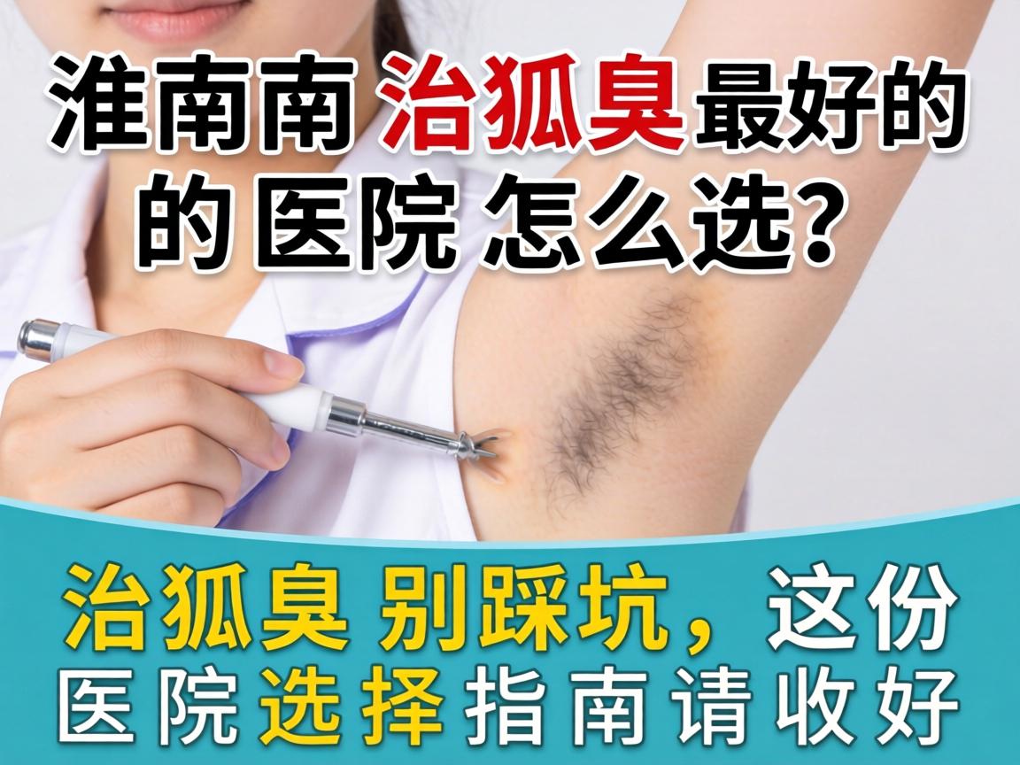 淮南治狐臭最好的医院怎么选？治狐臭别踩坑，这份医院选择指南请收好