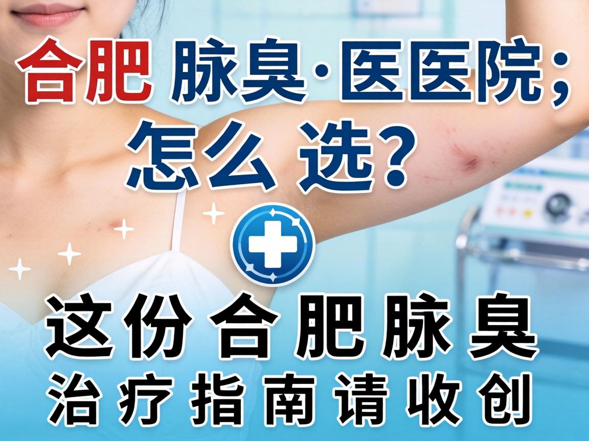 合肥腋臭医院怎么选？这份合肥腋臭治疗指南请收好