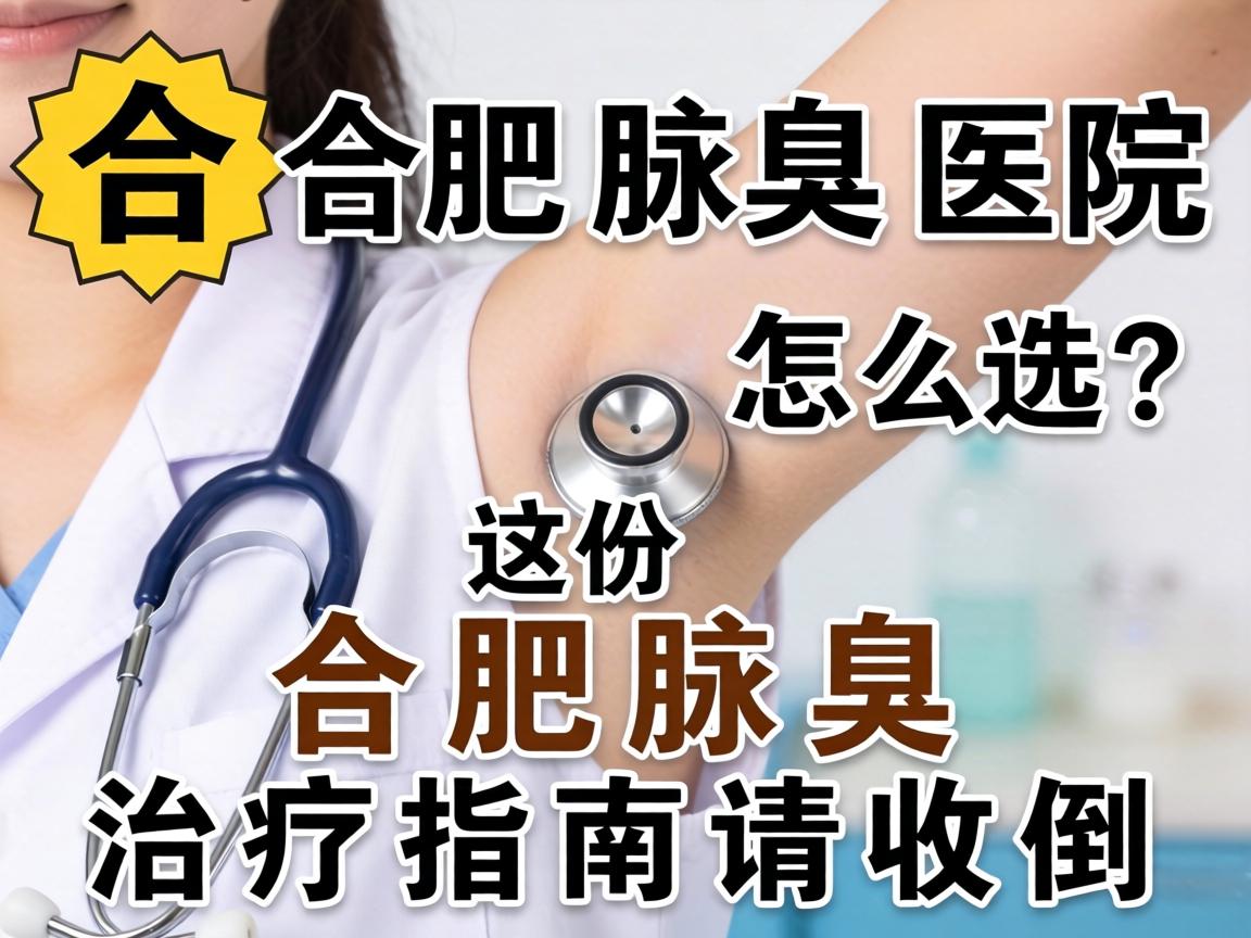 合肥腋臭医院怎么选？这份合肥腋臭治疗指南请收好