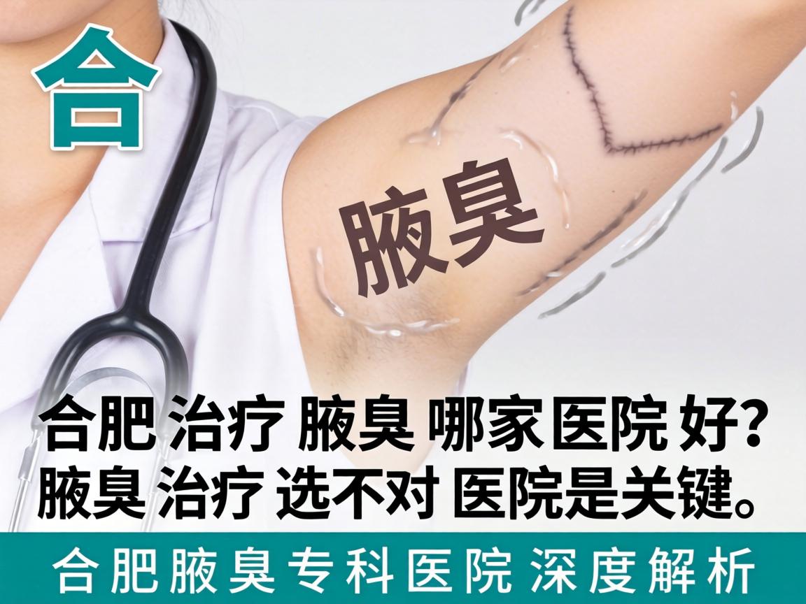 合肥治疗腋臭哪家医院好？腋臭治疗选对医院是关键，合肥腋臭专科医院深度解析