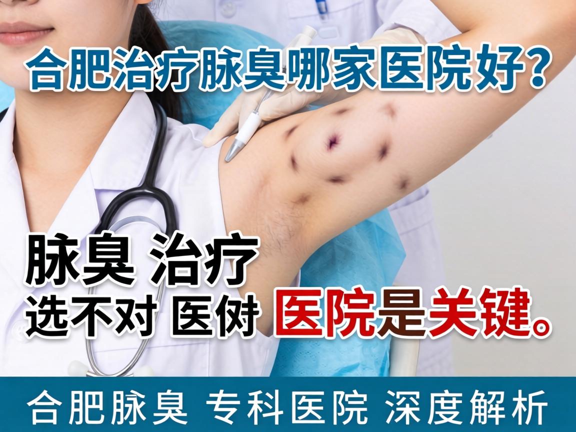 合肥治疗腋臭哪家医院好？腋臭治疗选对医院是关键，合肥腋臭专科医院深度解析