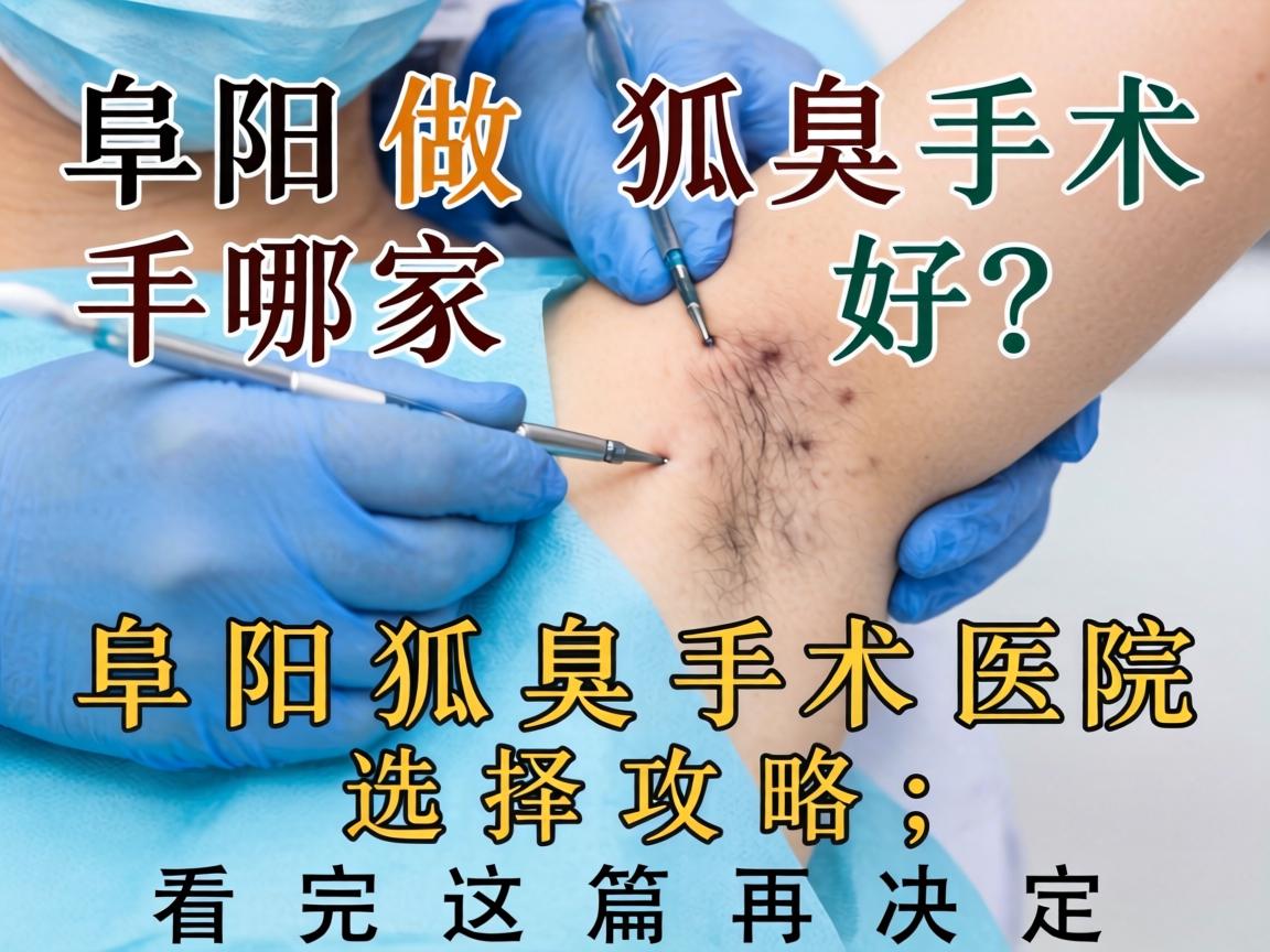 阜阳做狐臭手术哪家好？阜阳狐臭手术医院选择攻略，看完这篇再决定