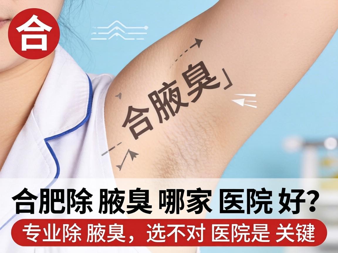 合肥除腋臭哪家医院好？专业除腋臭，选对医院是关键