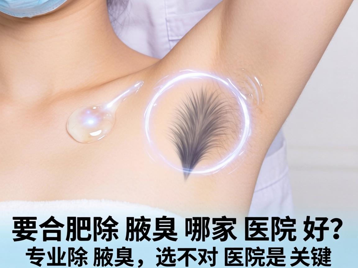 合肥除腋臭哪家医院好？专业除腋臭，选对医院是关键