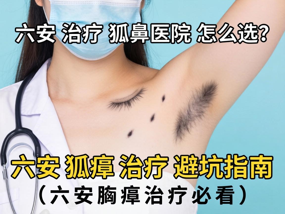 六安治疗狐臭医院怎么选？六安狐臭治疗避坑指南（六安腋臭治疗必看）