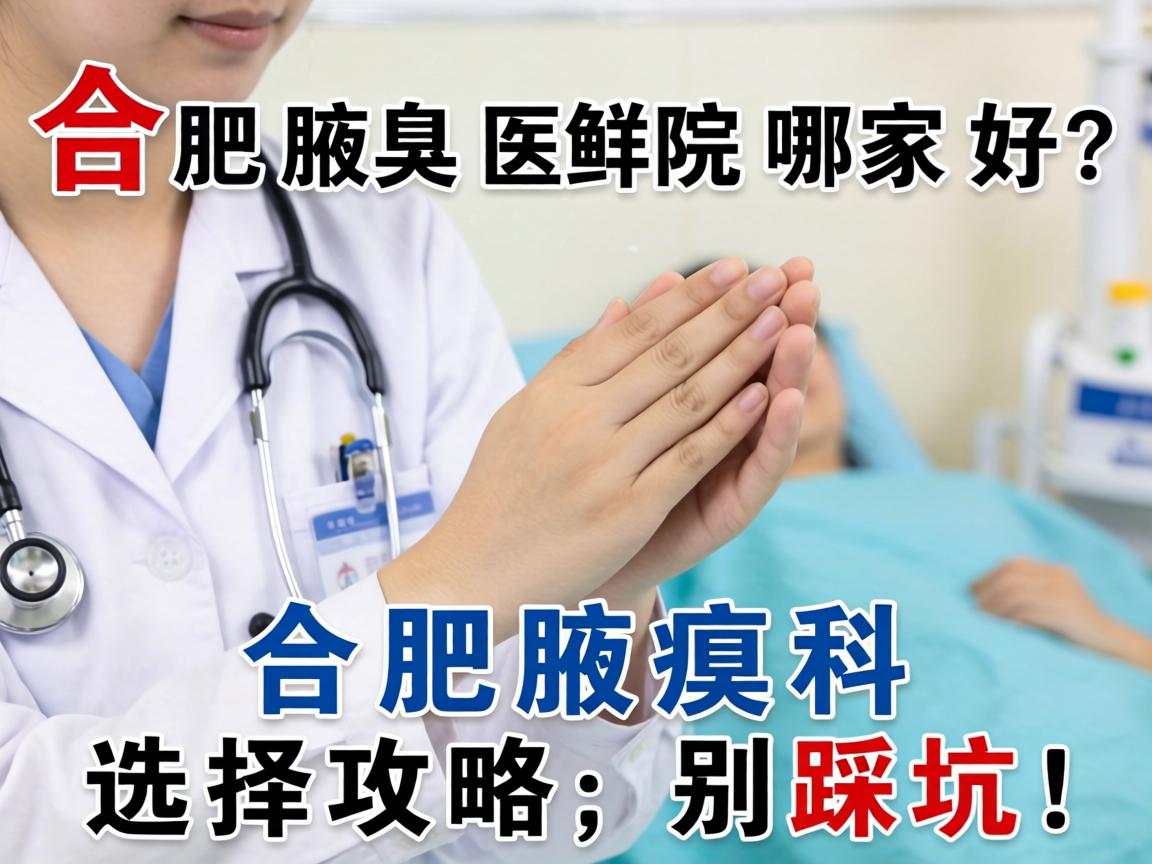 合肥腋臭医院哪家好？合肥腋臭科选择攻略，别踩坑！