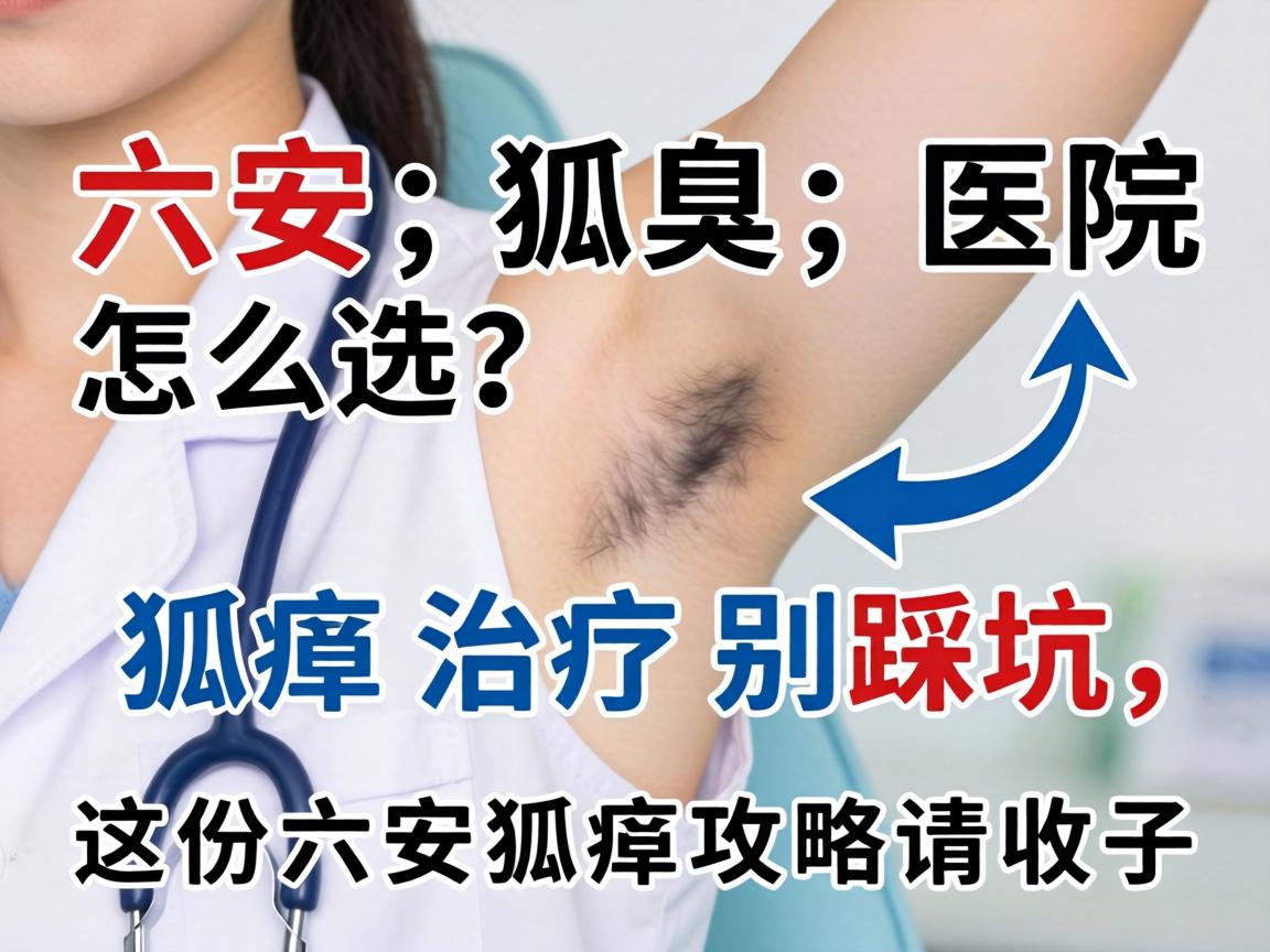 六安狐臭医院怎么选？狐臭治疗别踩坑，这份六安狐臭攻略请收好