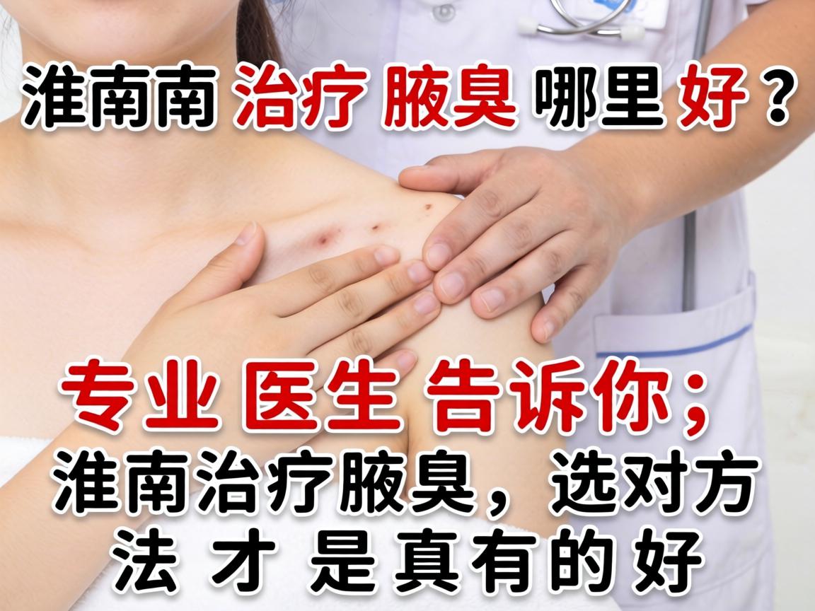 淮南治疗腋臭哪里好？专业医生告诉你，淮南治疗腋臭，选对方法才是真的好