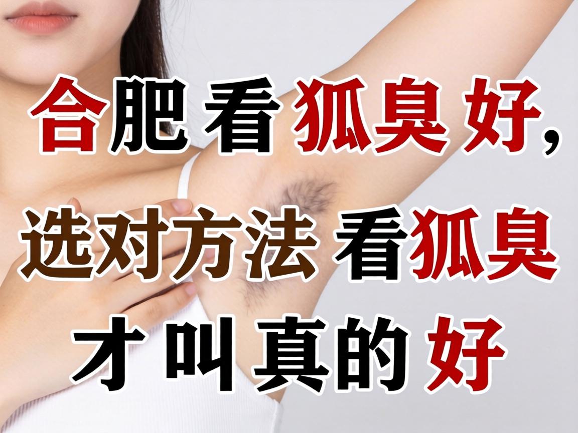 合肥看狐臭好，选对方法看狐臭才叫真的好