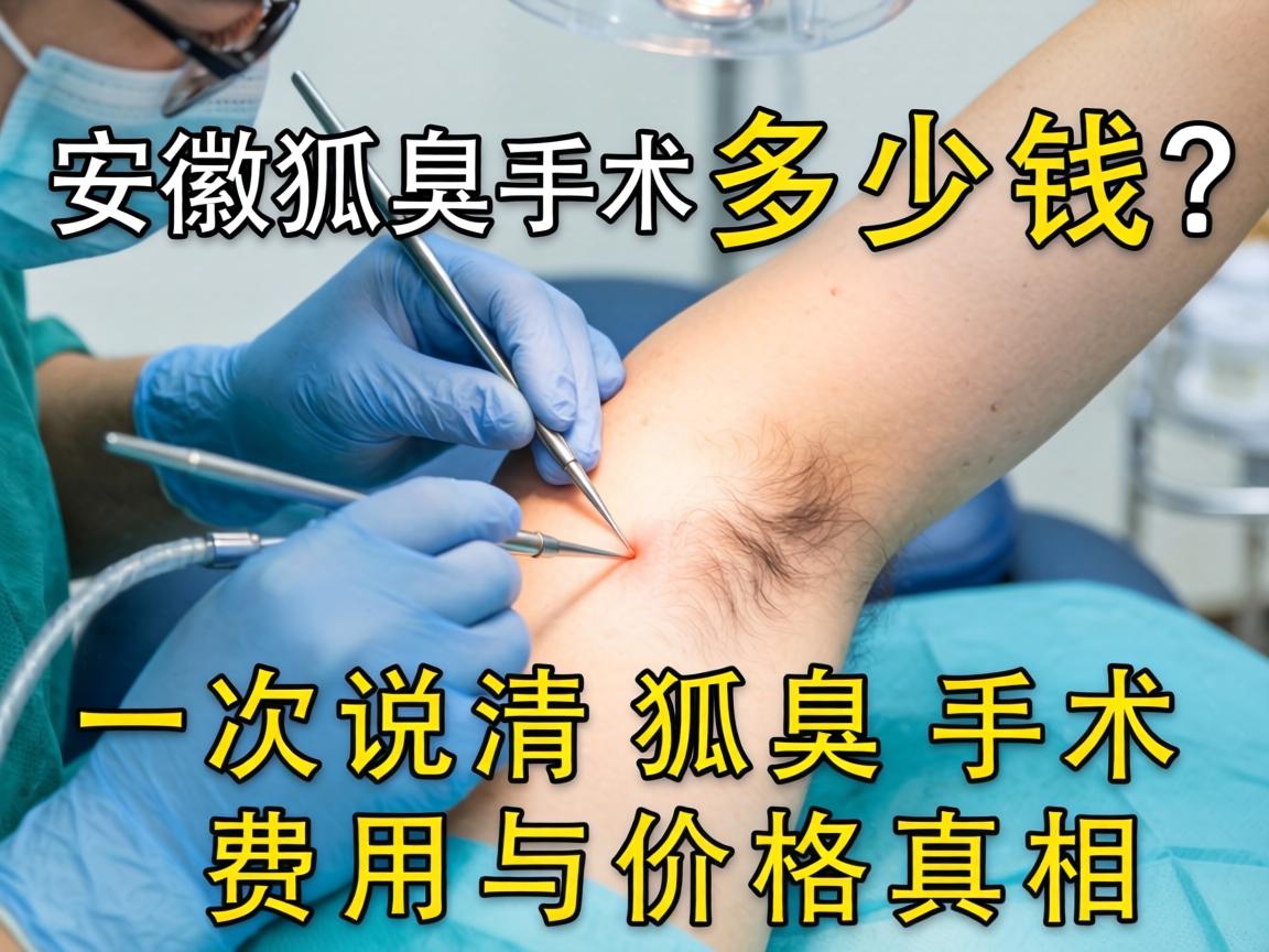 安徽狐臭手术多少钱？一次说清狐臭手术费用与价格真相
