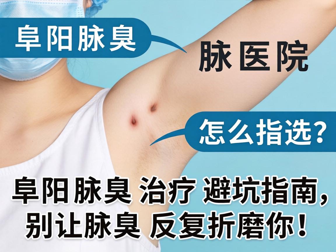 阜阳腋臭医院怎么选？阜阳腋臭治疗避坑指南，别让腋臭反复折磨你！