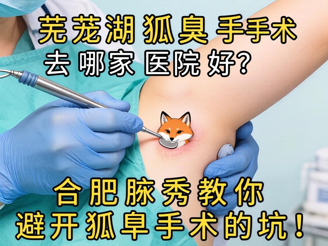 芜湖狐臭手术去哪家医院好？合肥腋秀教你避开狐臭手术的坑！