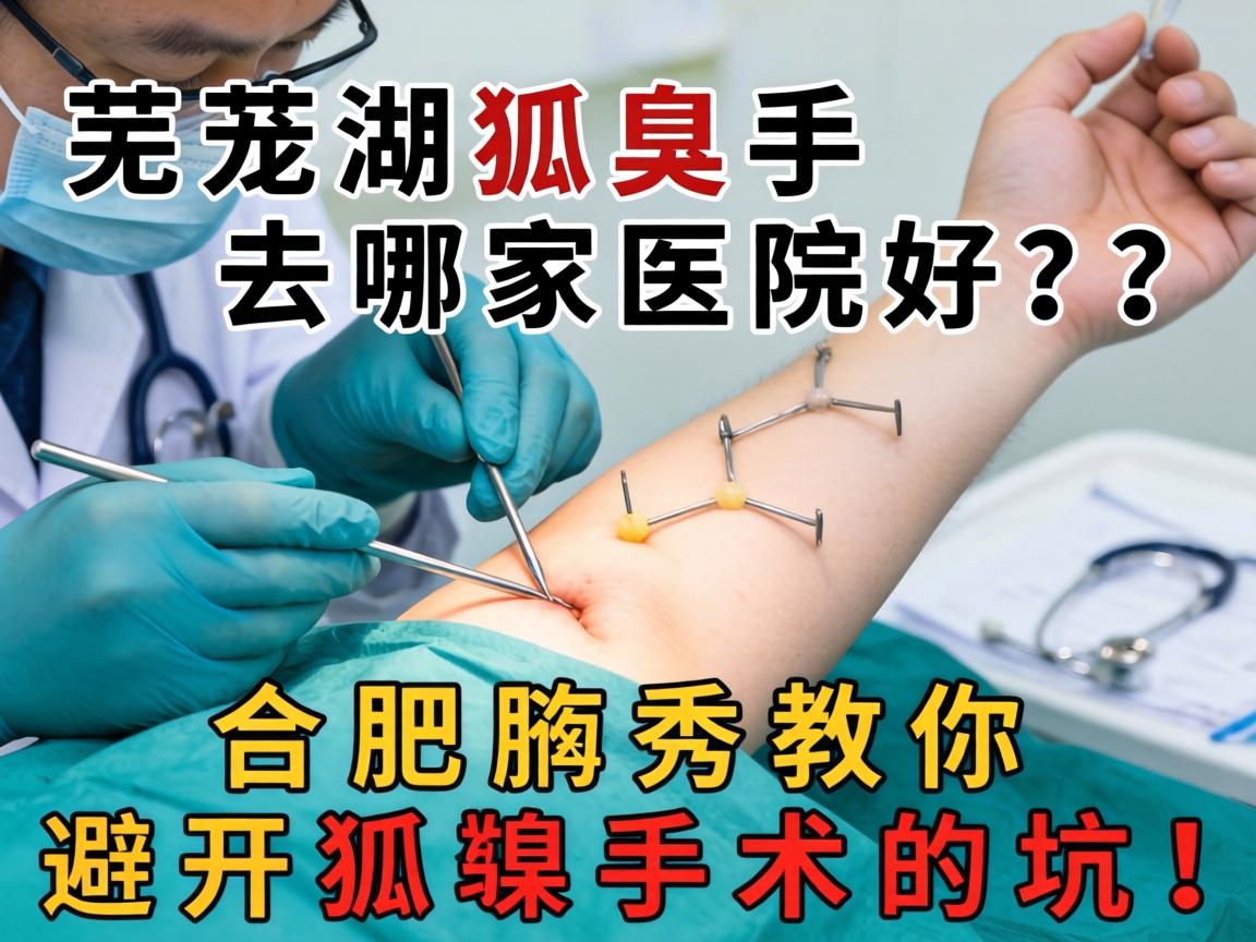 芜湖狐臭手术去哪家医院好？合肥腋秀教你避开狐臭手术的坑！
