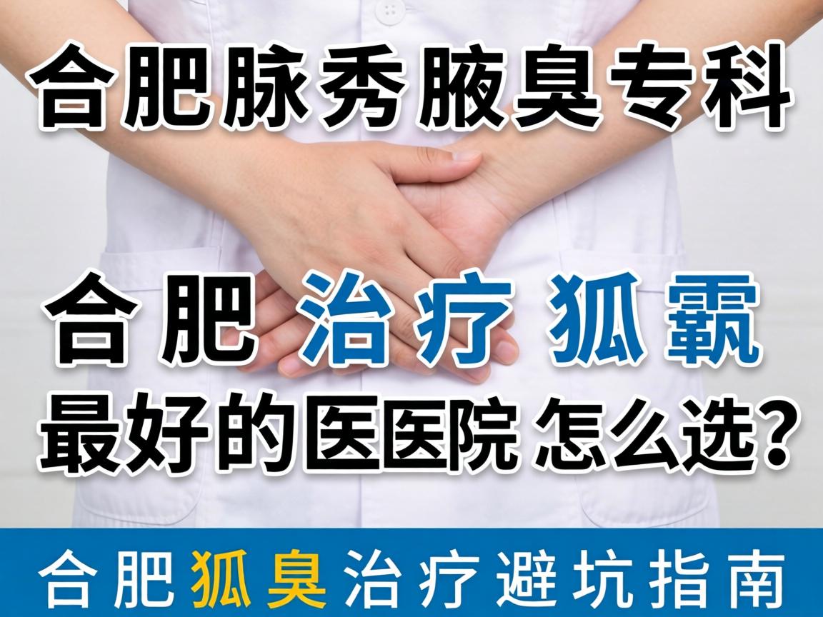 合肥腋秀腋臭专科，合肥治疗狐臭最好的医院怎么选？合肥狐臭治疗避坑指南