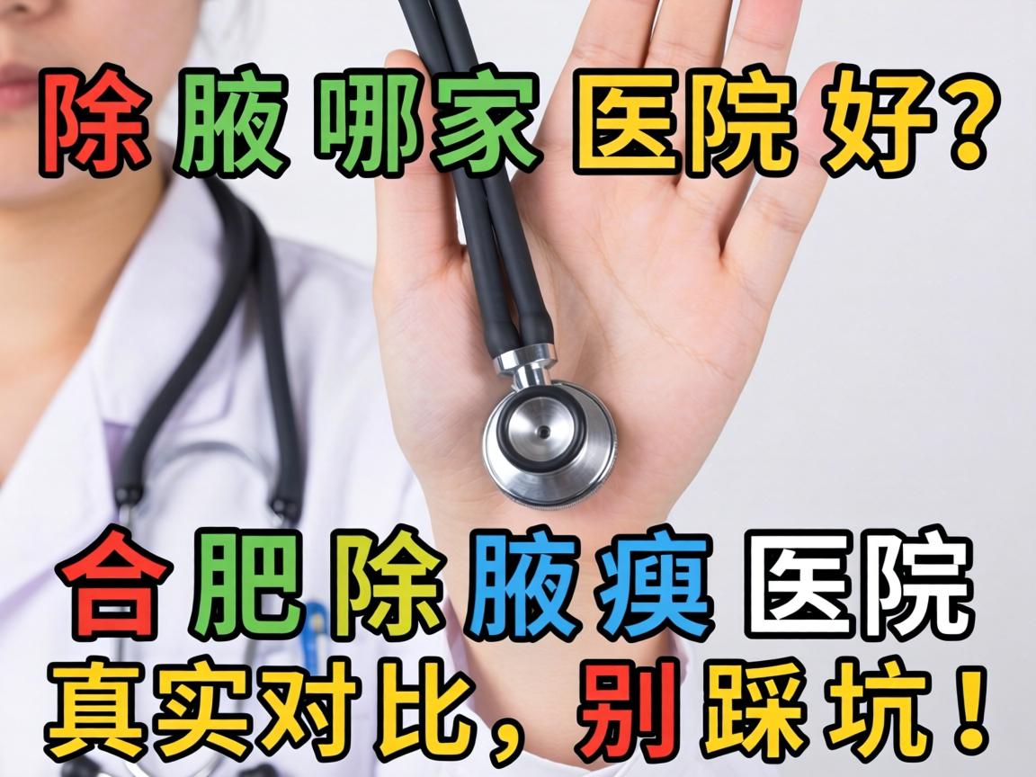 除腋臭哪家医院好？合肥除腋臭医院真实对比，别踩坑！