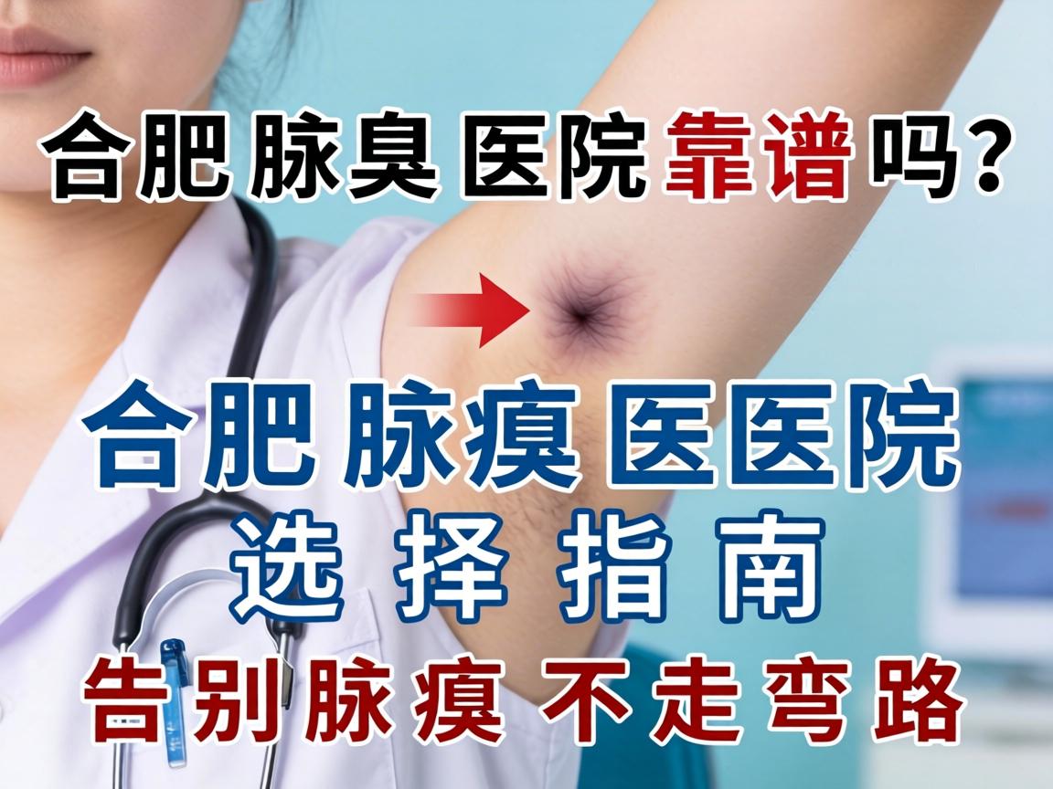合肥腋臭医院靠谱吗？合肥腋臭医院选择指南，告别腋臭不走弯路