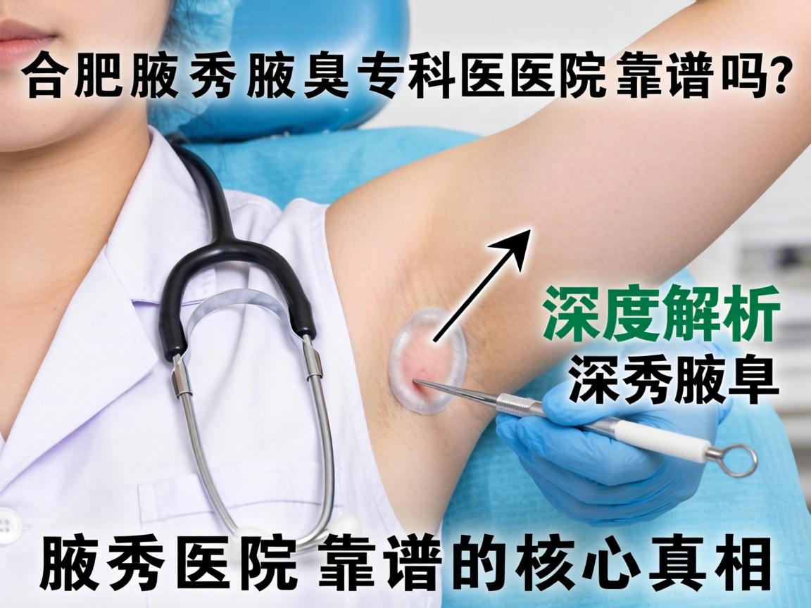 合肥腋秀腋臭专科医院靠谱吗？深度解析腋秀医院靠谱的核心真相