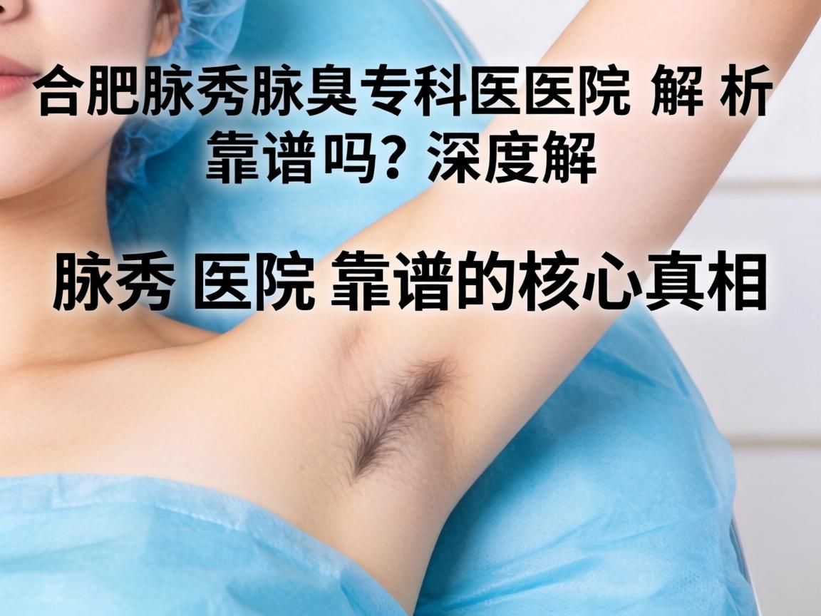合肥腋秀腋臭专科医院靠谱吗？深度解析腋秀医院靠谱的核心真相