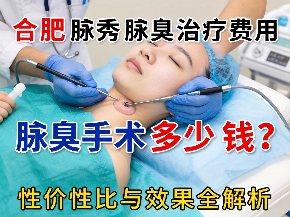 合肥腋秀腋臭治疗费用，腋臭手术多少钱？性价比与效果全解析