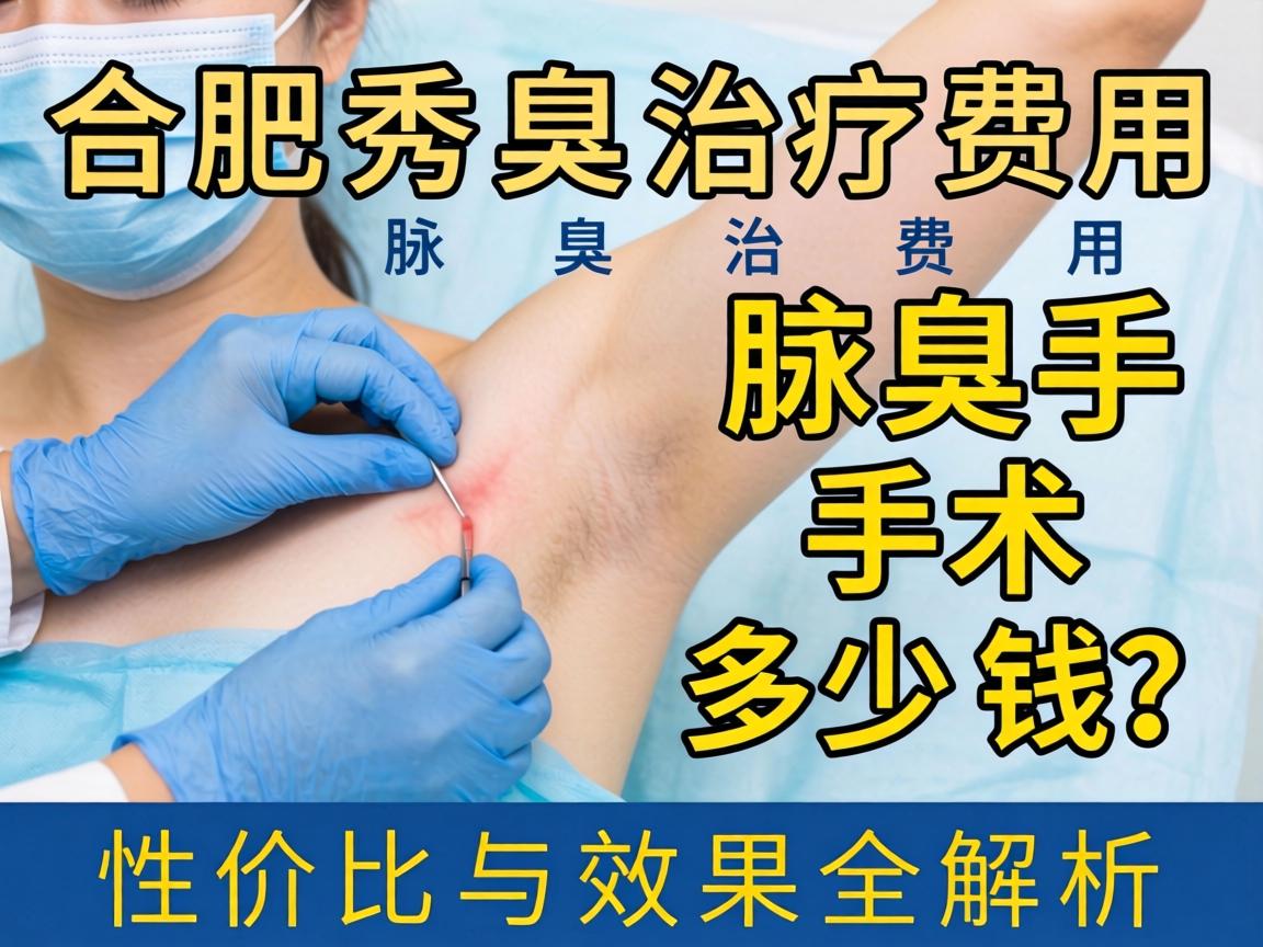 合肥腋秀腋臭治疗费用，腋臭手术多少钱？性价比与效果全解析