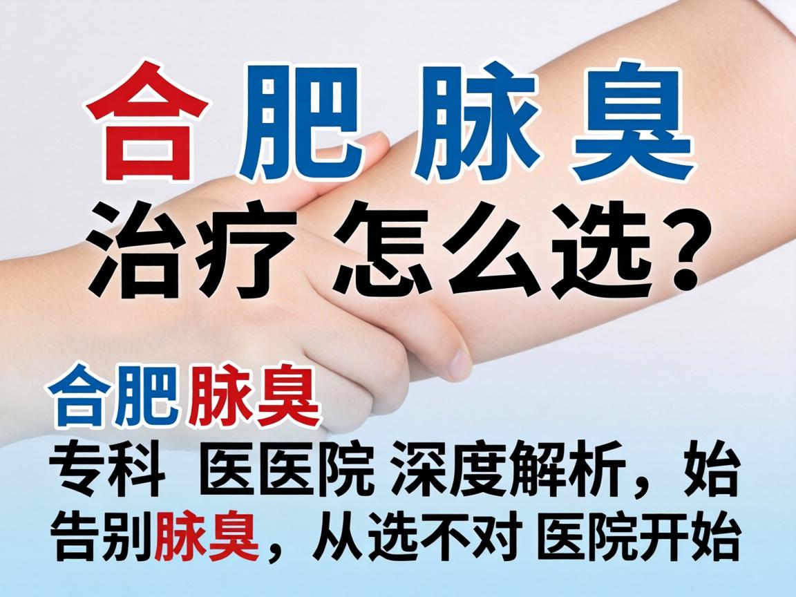 合肥腋臭治疗怎么选？合肥腋臭专科医院深度解析，告别腋臭，从选对医院开始