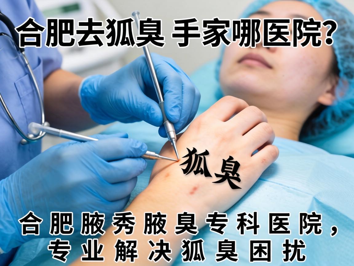合肥狐臭手术去哪家医院？合肥腋秀腋臭专科医院，专业解决狐臭困扰