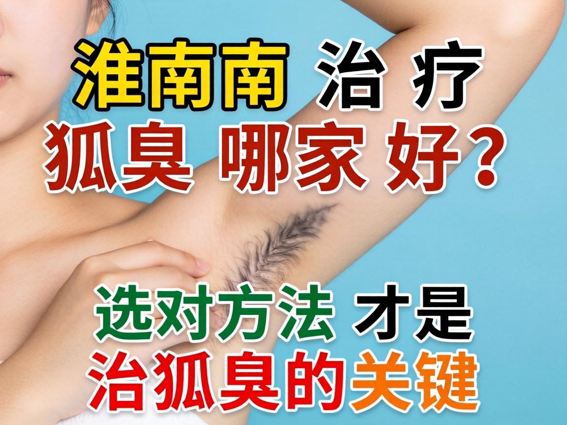 淮南治疗狐臭哪家好？选对方法才是治狐臭的关键