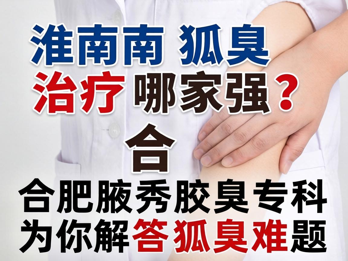 淮南狐臭治疗哪家强？合肥腋秀腋臭专科为你解答狐臭难题