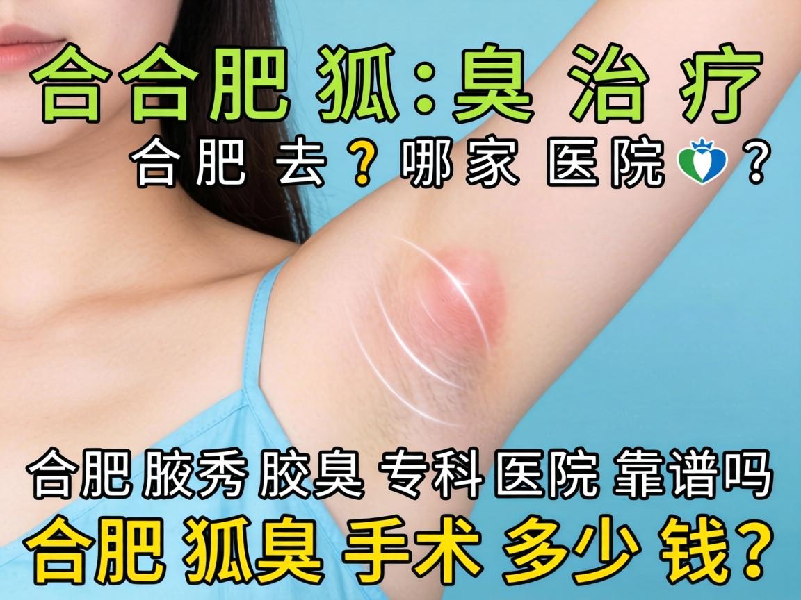 合肥狐臭治疗去哪家医院？合肥腋秀腋臭专科医院靠谱吗？合肥狐臭手术多少钱？