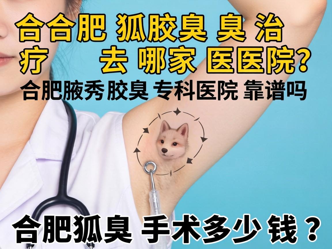 合肥狐臭治疗去哪家医院？合肥腋秀腋臭专科医院靠谱吗？合肥狐臭手术多少钱？