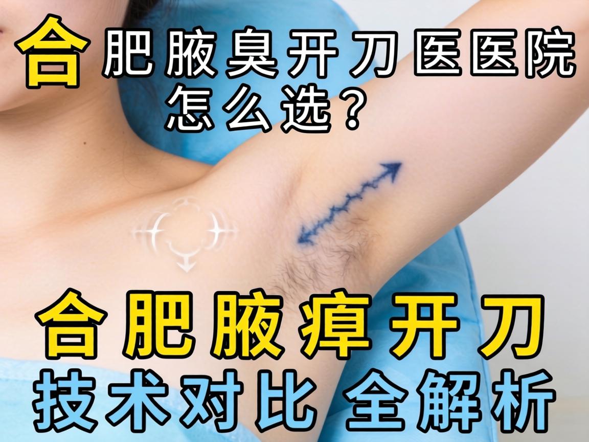 合肥腋臭开刀医院怎么选？合肥腋臭开刀技术对比全解析