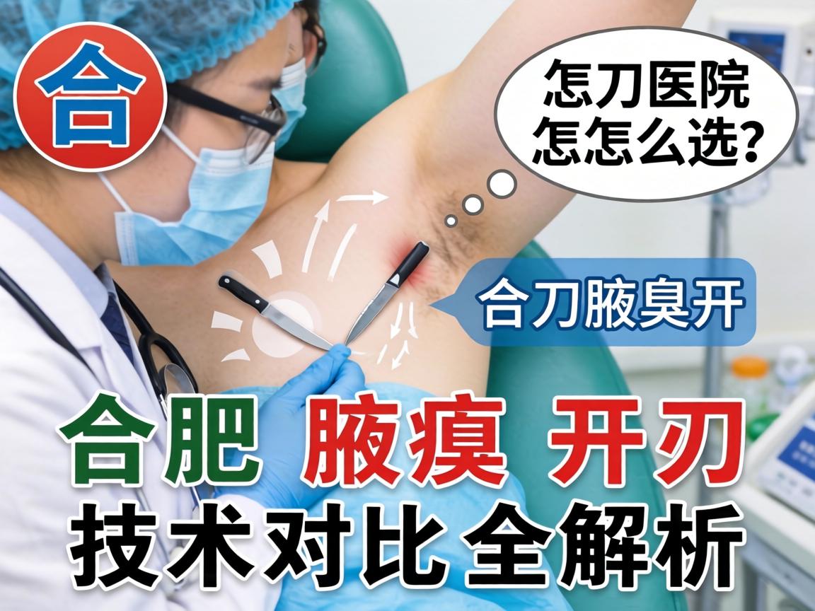 合肥腋臭开刀医院怎么选？合肥腋臭开刀技术对比全解析