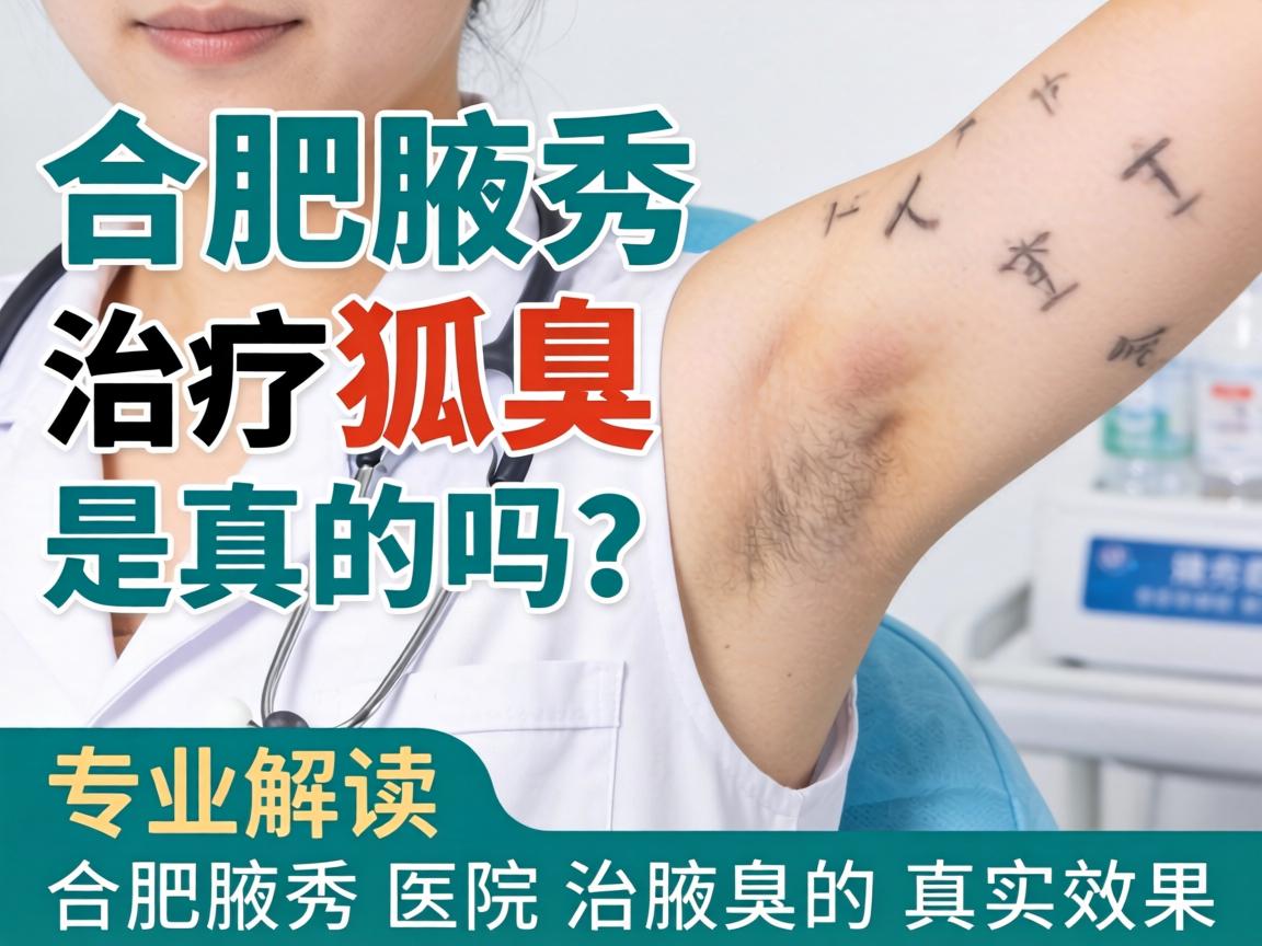 合肥腋秀治疗狐臭是真的吗？专业解读合肥腋秀医院治腋臭的真实效果