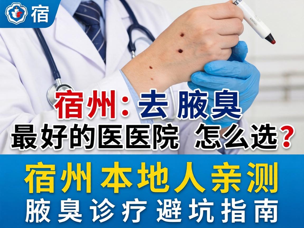 宿州去腋臭最好的医院怎么选?宿州本地人亲测腋臭诊疗避坑指南 宿州去腋臭最好的医院怎么选?宿州本地人亲测腋臭诊疗避坑指南