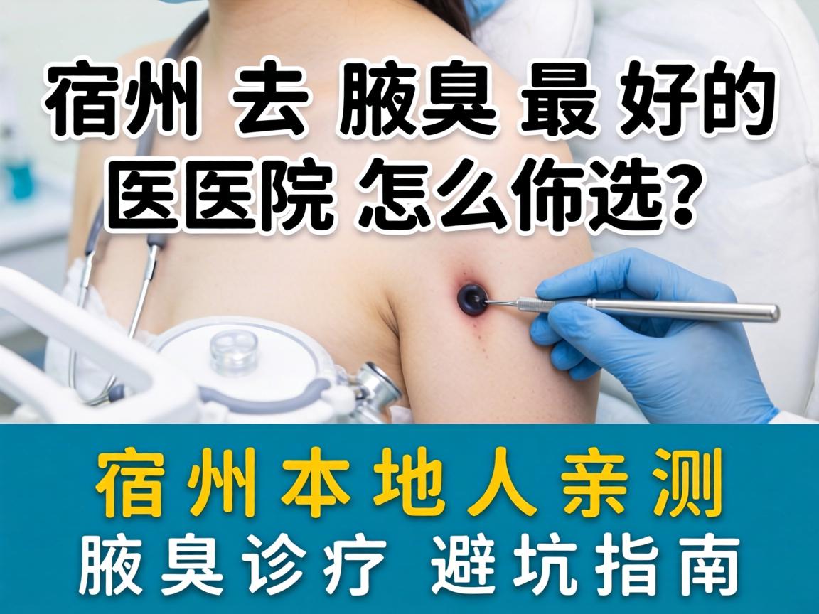宿州去腋臭最好的医院怎么选?宿州本地人亲测腋臭诊疗避坑指南 宿州去腋臭最好的医院怎么选?宿州本地人亲测腋臭诊疗避坑指南