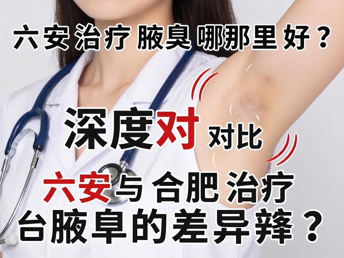 六安治疗腋臭哪里好？深度对比六安与合肥治疗腋臭的差异