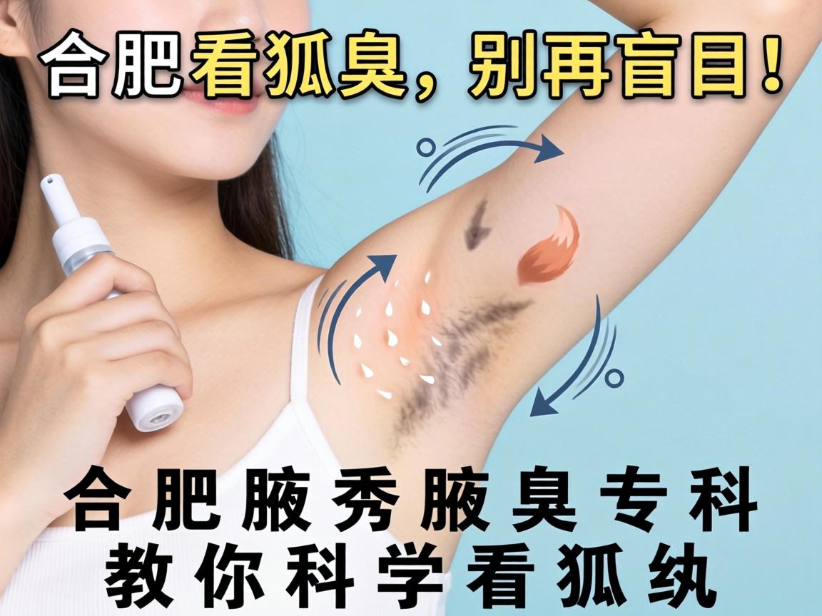 合肥看狐臭，别再盲目！合肥腋秀腋臭专科教你科学看狐臭