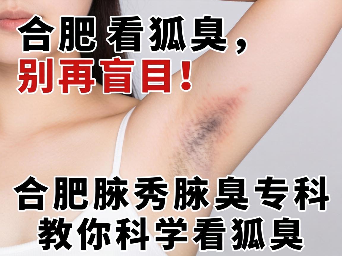 合肥看狐臭，别再盲目！合肥腋秀腋臭专科教你科学看狐臭