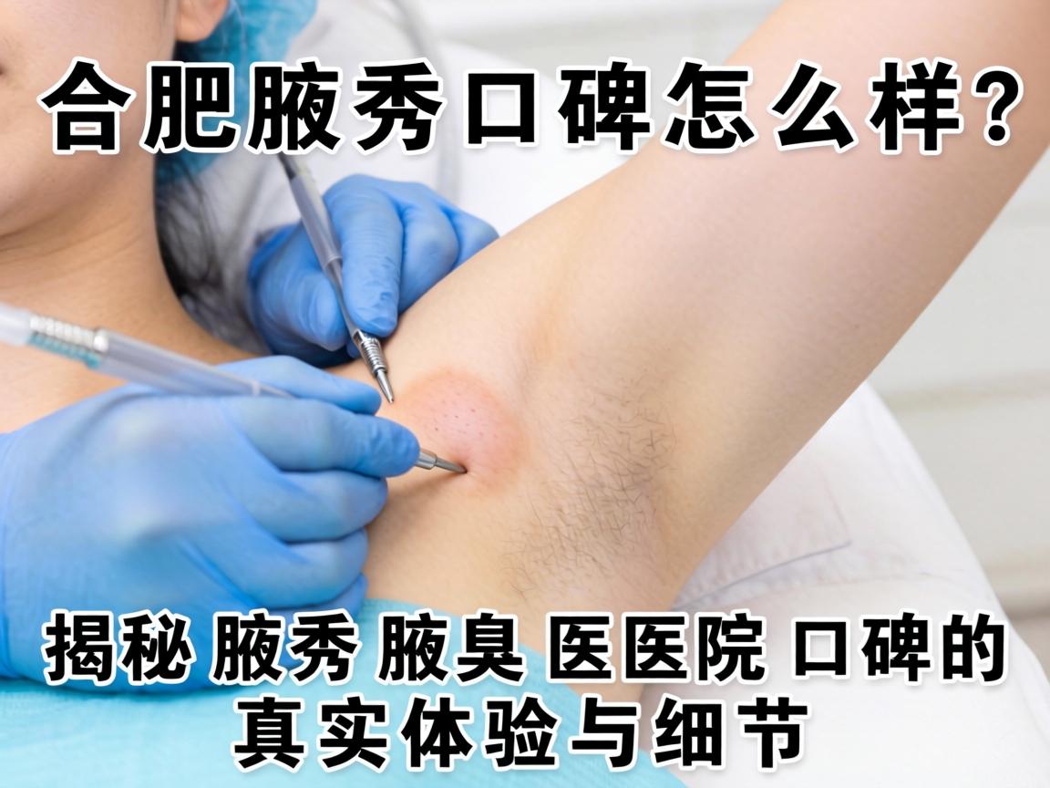 合肥腋秀口碑怎么样?揭秘腋秀腋臭医院口碑的真实体验与细节 合肥腋秀口碑怎么样?揭秘腋秀腋臭医院口碑的真实体验与细节