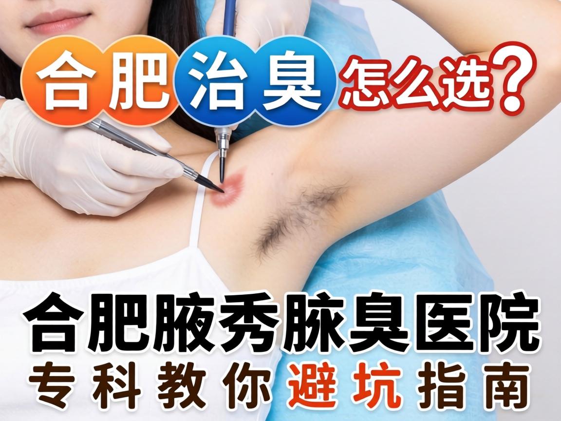 合肥治腋臭医院怎么选？合肥腋秀腋臭专科教你避坑指南