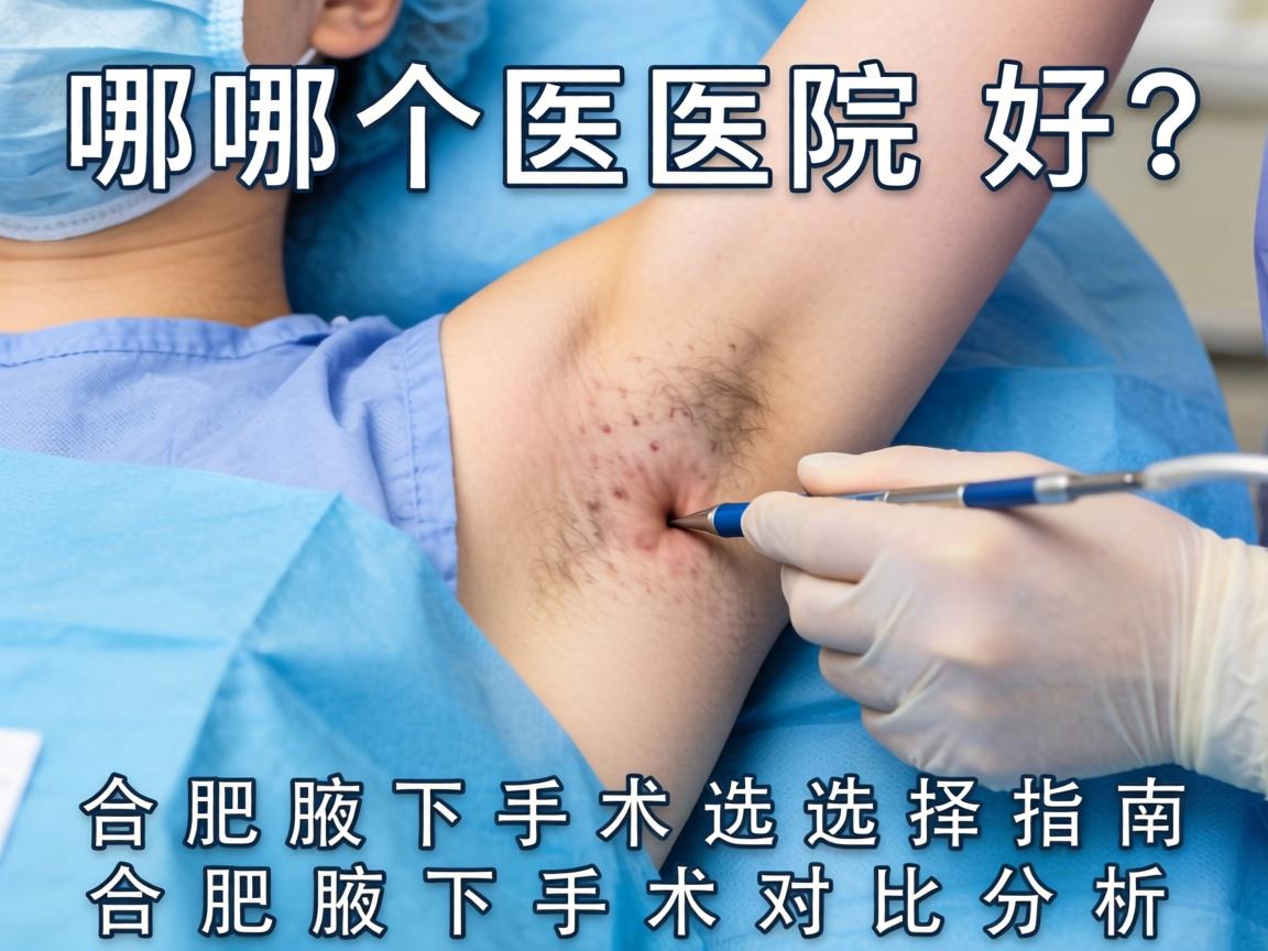 合肥腋下手术哪个医院好？合肥腋下手术选择指南，合肥腋下手术对比分析