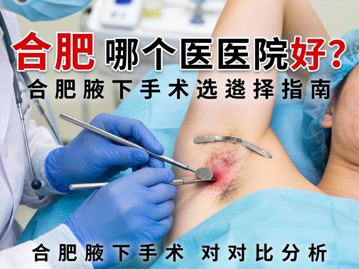 合肥腋下手术哪个医院好？合肥腋下手术选择指南，合肥腋下手术对比分析